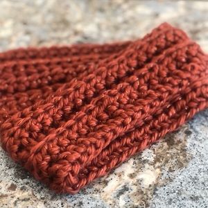Rust traditional scarf
